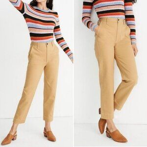 Madewell Tan Straight Leg Pants